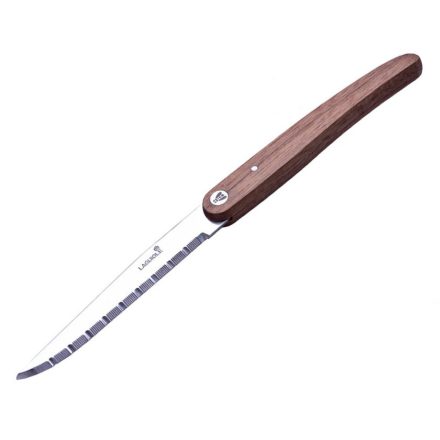 LAGUIOLE Prémium Steakkés, Mikro fogazott penge , 6 db, Diófa markolattal 23 cm 40268880